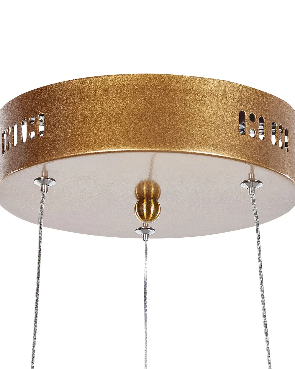 Valaisimet<Beliani Led-Riippuvalaisin Alumiini Kulta Wanli