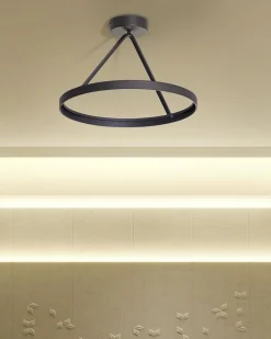 Shop Beliani Led-Riippuvalaisin Teras Musta Agno