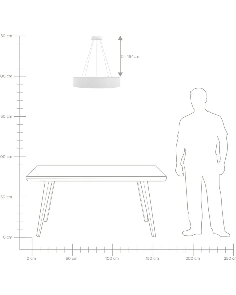 Valaisimet<Beliani Led-Riippuvalaisin Teras Valkoinen Balili