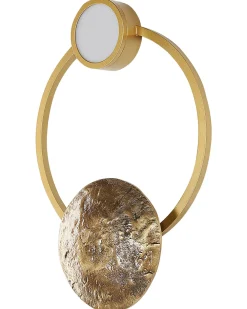 Valaisimet<Beliani Led-Seinavalaisin Metalli Kulta Ponuga