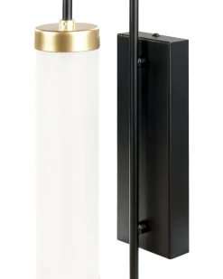 Clearance Beliani Led-Seinavalaisin Metalli Musta/Kulta Jacobs