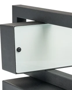 Store Beliani Led-Ulkoseinavalaisin Musta Kelty