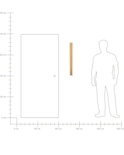 Fashion Beliani Led-Ulkoseinavalaisin Teras Kulta 80 Cm Rosalie