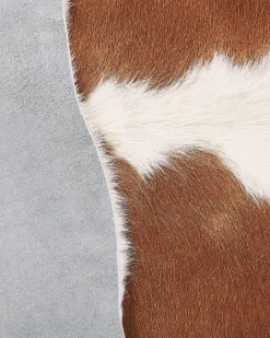 Matot<Beliani Lehmantalja Valkoruskea 3-4 M² Nasqu