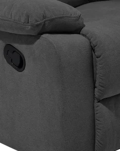 Sale Beliani Lepotuoli Kankainen Tummanharmaa Bergen