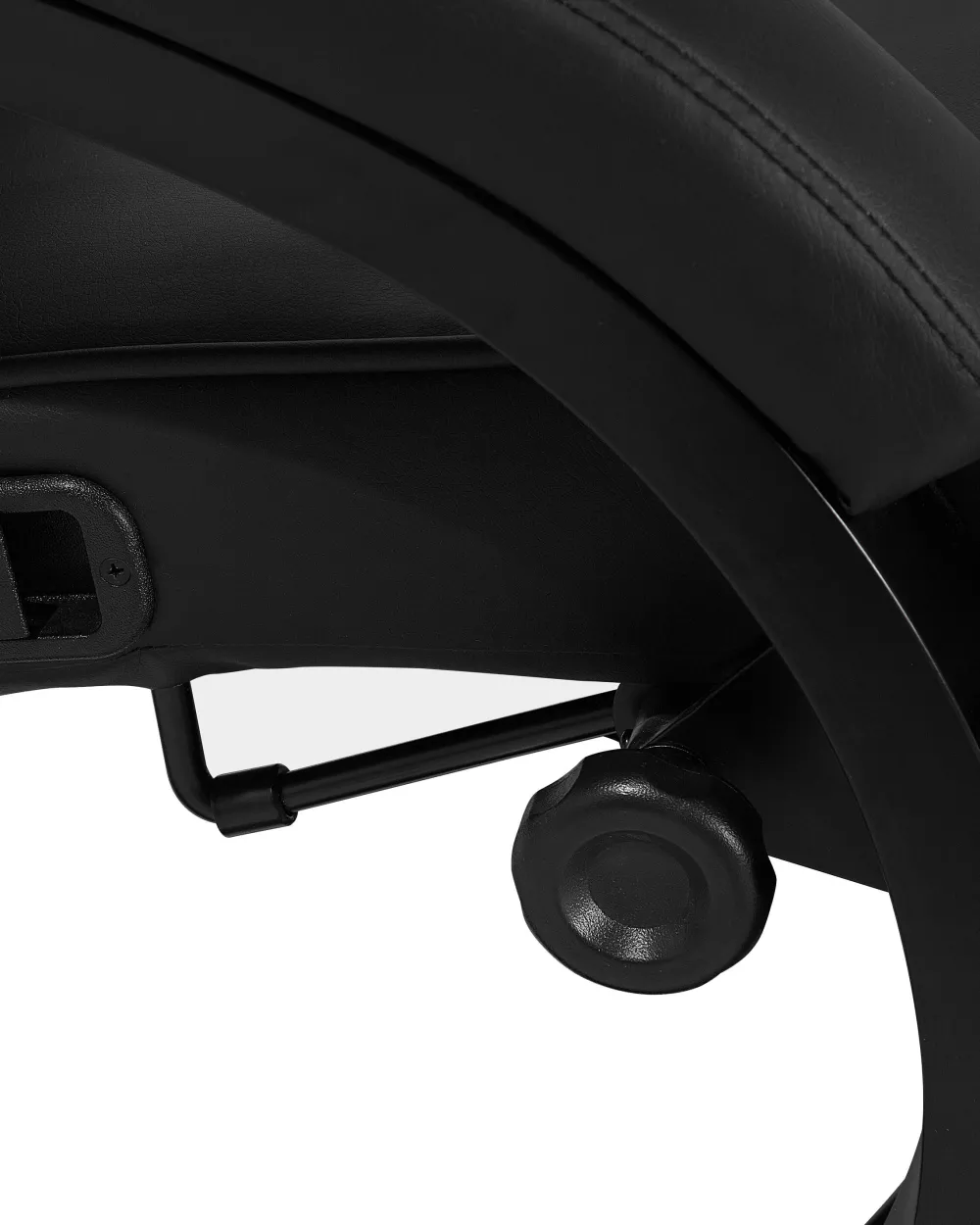 Nojatuolit<Beliani Lepotuoli Keinonahkainen Musta Might