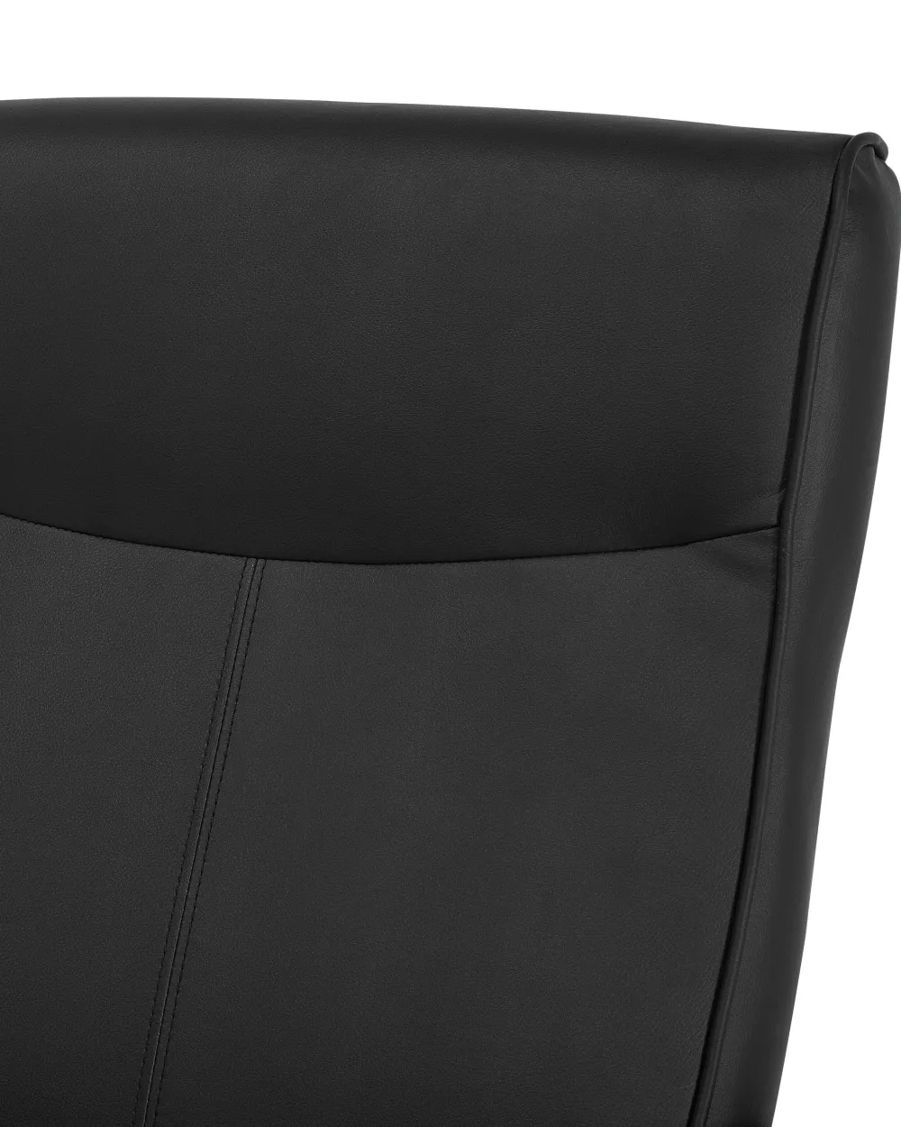 Nojatuolit<Beliani Lepotuoli Keinonahkainen Musta Might