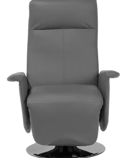 Fashion Beliani Lepotuoli Keinonahkainen Harmaa Prime