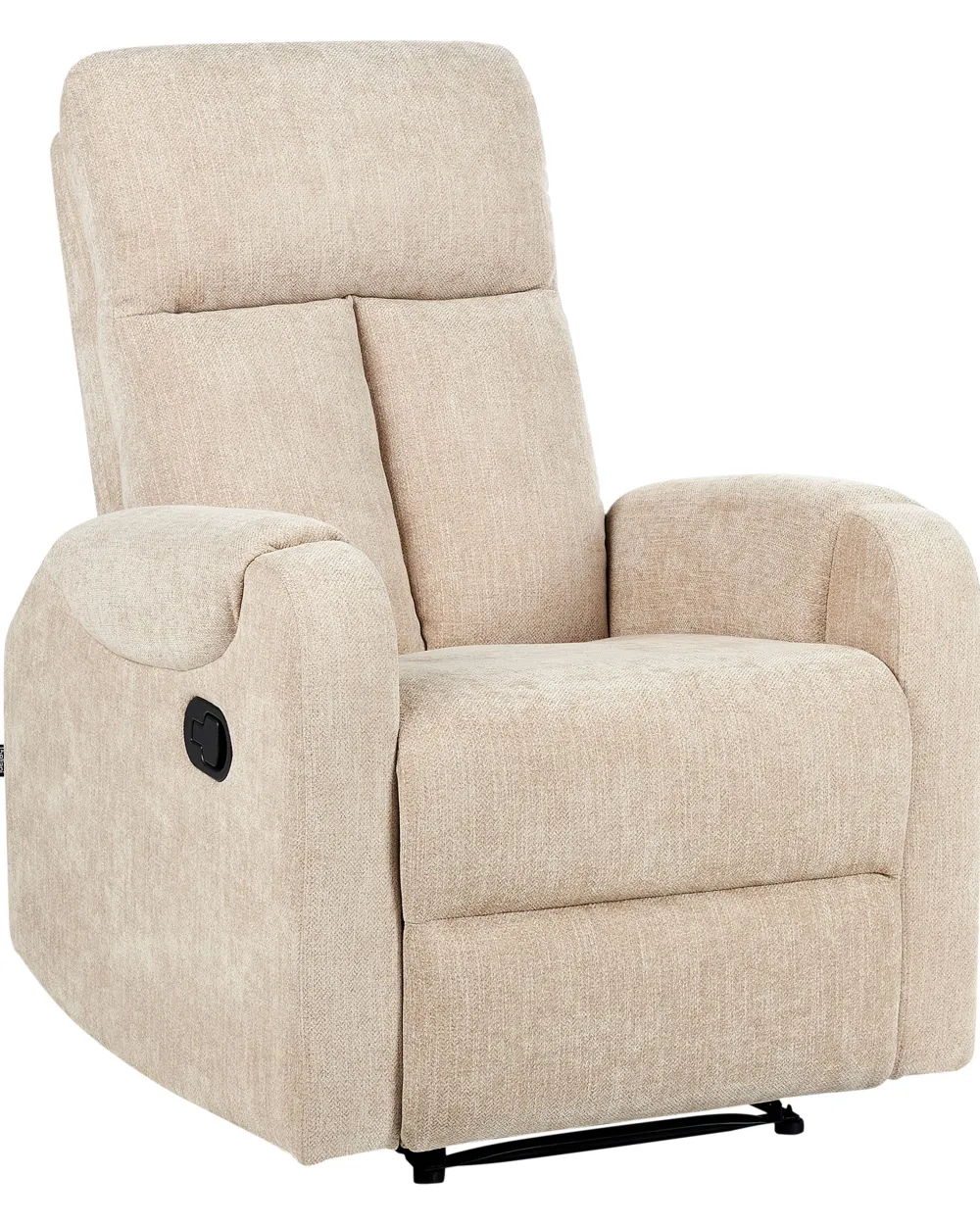 Nojatuolit<Beliani Lepotuoli Led-Valoilla Ja Usb-Portilla Beige Somero