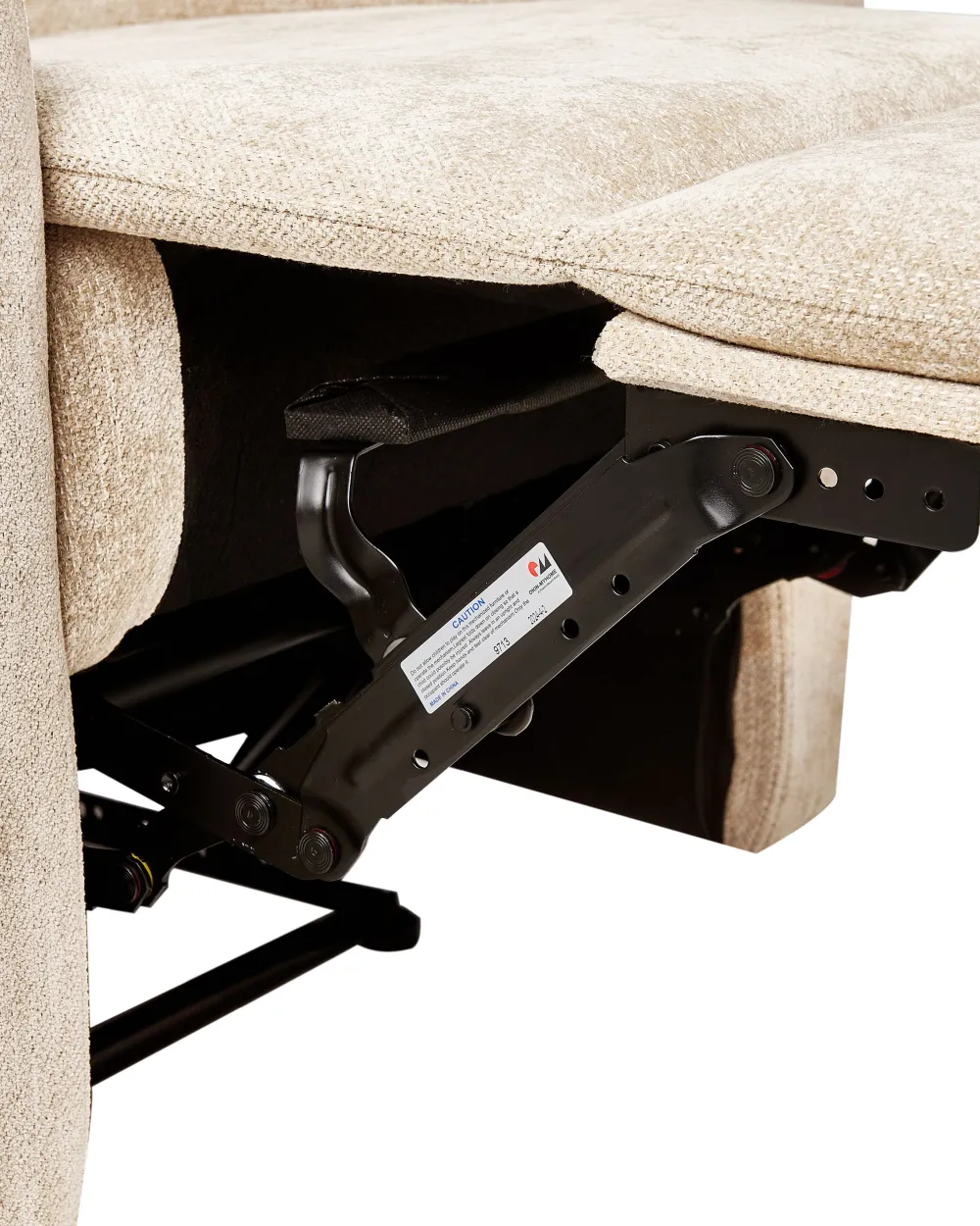 Nojatuolit<Beliani Lepotuoli Led-Valoilla Ja Usb-Portilla Beige Somero