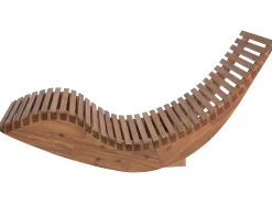 Ulkokalusteet<Beliani Lepotuoli Punaisella Pehmusteella Brescia