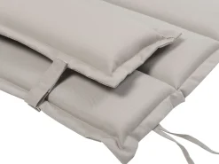 Ulkokalusteet<Beliani Lepotuoli Ruskeanharmaalla Pehmusteella Brescia