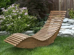 Ulkokalusteet<Beliani Lepotuoli Ruskeanharmaalla Pehmusteella Brescia