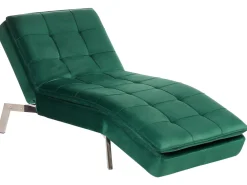 Outlet Beliani Lepotuoli Sametti Smaragdinvihrea Loiret