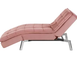 Sohvat<Beliani Lepotuoli Sametti Vaaleanpunainen Loiret