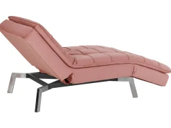 Sohvat<Beliani Lepotuoli Sametti Vaaleanpunainen Loiret