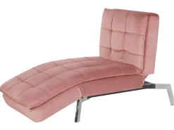 Sohvat<Beliani Lepotuoli Sametti Vaaleanpunainen Loiret