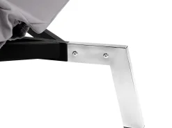 Clearance Beliani Lepotuoli Sametti Vaaleanharmaa Loiret