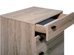 Säilytys<Beliani Lipasto 4 Laatikkoa Vaalea Puu Acra