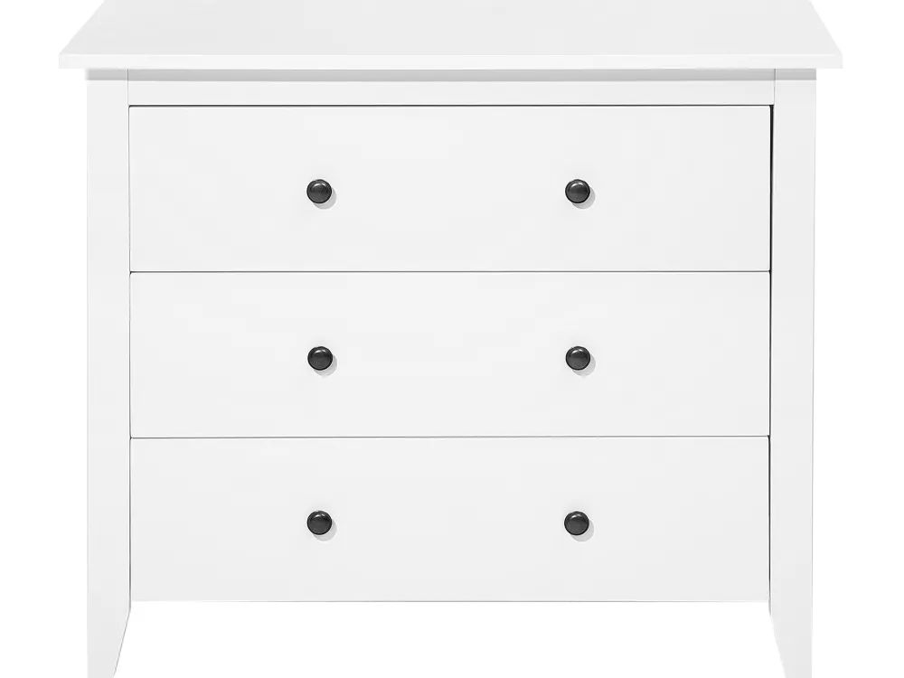 Säilytys<Beliani Lipasto 3 Laatikkoa Valkoinen Torrance