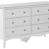Clearance Beliani Lipasto 6 Laatikkoa Valkoinen Winchester