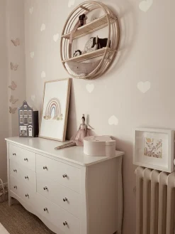 Clearance Beliani Lipasto 6 Laatikkoa Valkoinen Winchester