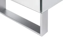 Clearance Beliani Lipasto Peililasi 4 Laatikkoa Hopea Nesle