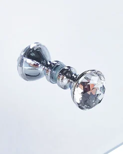 Säilytys<Beliani Lipasto Peililasi 3 Laatikkoa Hopea Lorris