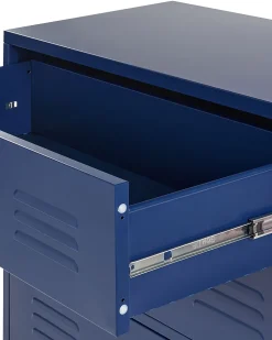 Shop Beliani Lipasto Teras 4 Laatikkoa Laivastonsininen Enago