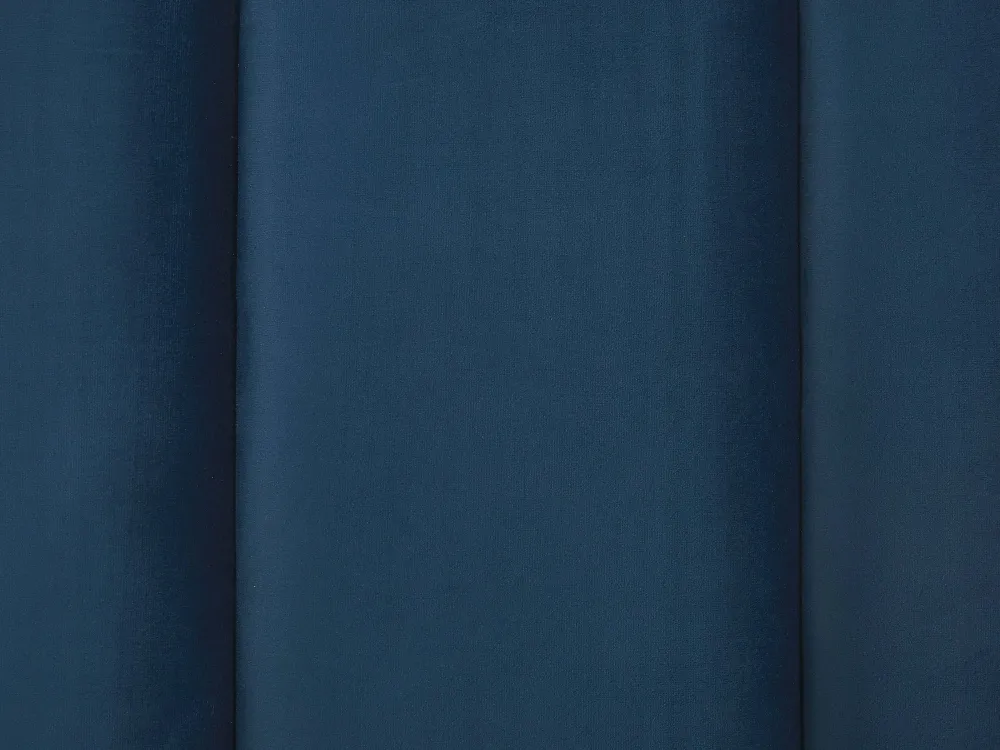 New Beliani Makuuhuonesetti Sametti 3 Osaa Laivastonsininen 180 X 200 Cm Sezanne