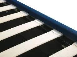 New Beliani Makuuhuonesetti Sametti 3 Osaa Laivastonsininen 180 X 200 Cm Sezanne