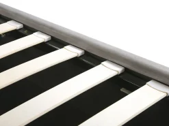 Sängyt<Beliani Makuuhuonesetti Sametti 3 Osaa Vaaleanharmaa 180 X 200 Cm Sezanne