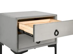 Sängyt<Beliani Makuuhuonesetti Sametti 3 Osaa Vaaleanharmaa 180 X 200 Cm Sezanne