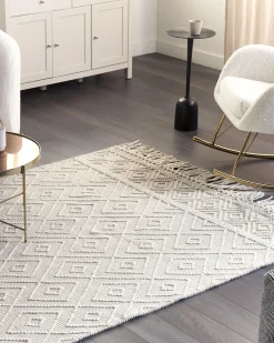 Shop Beliani Matto Beige 160 X 230 Cm Darende