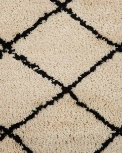 Online Beliani Matto Beige/Musta 140 X 200 Cm Midyat Ii