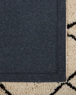 Online Beliani Matto Beige/Musta 140 X 200 Cm Midyat Ii