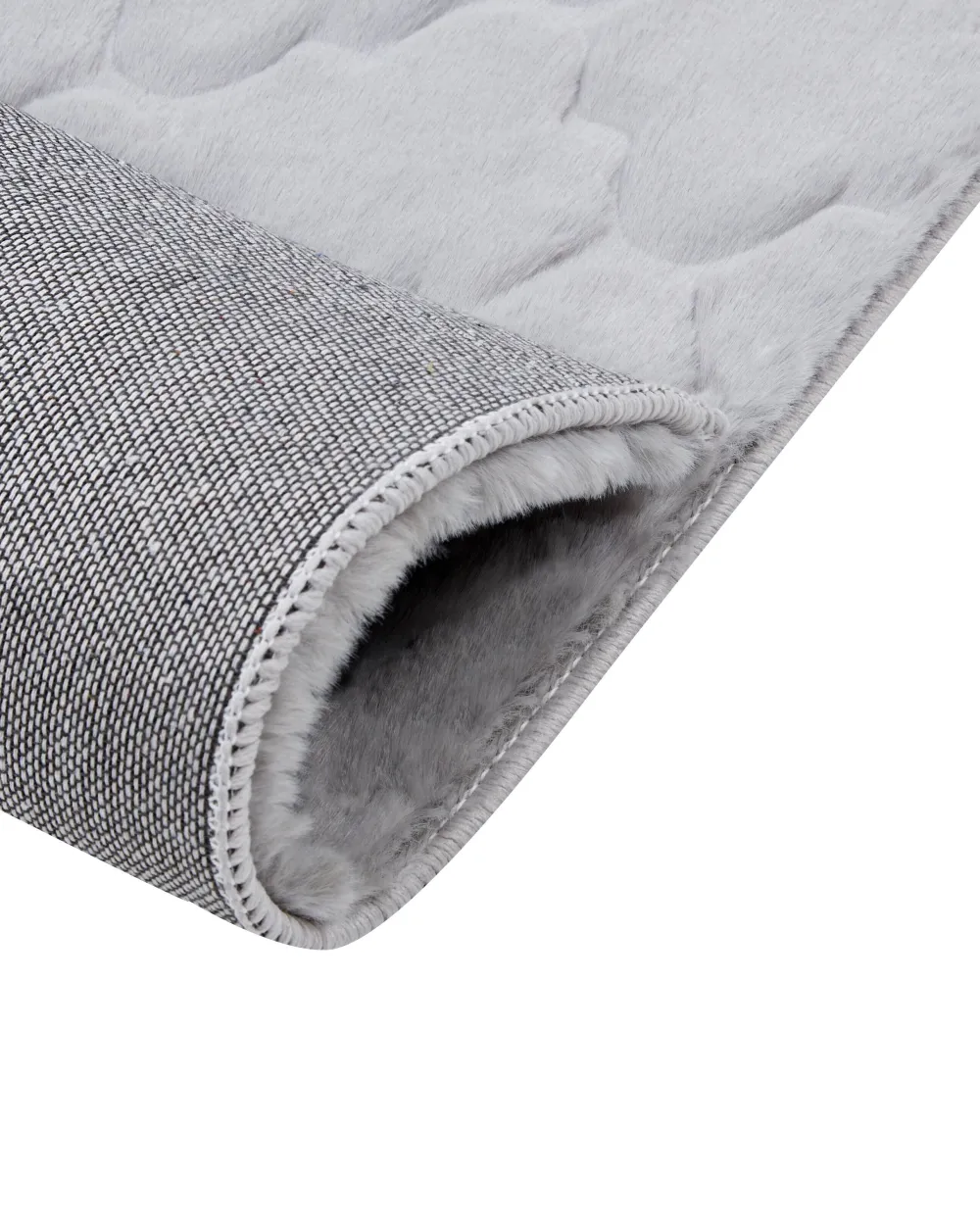 Clearance Beliani Matto Janiksen Tekoturkis Harmaa 160 X 230 Cm Gharo