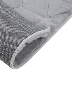 Matot<Beliani Matto Janiksen Tekoturkis Harmaa 160 X 230 Cm Thatta