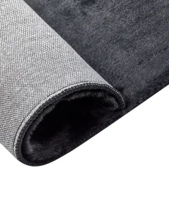 Online Beliani Matto Janiksen Tekoturkis Musta 160 X 230 Cm Mirpur