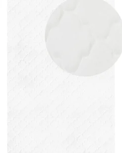 Matot<Beliani Matto Janiksen Tekoturkis Valkoinen 160 X 230 Cm Gharo