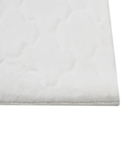 Matot<Beliani Matto Janiksen Tekoturkis Valkoinen 160 X 230 Cm Gharo