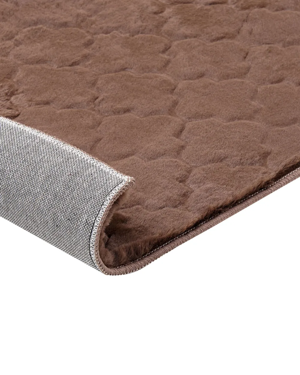 Cheap Beliani Matto Janiksen Tekoturkis Ruskea 160 X 230 Cm Gharo