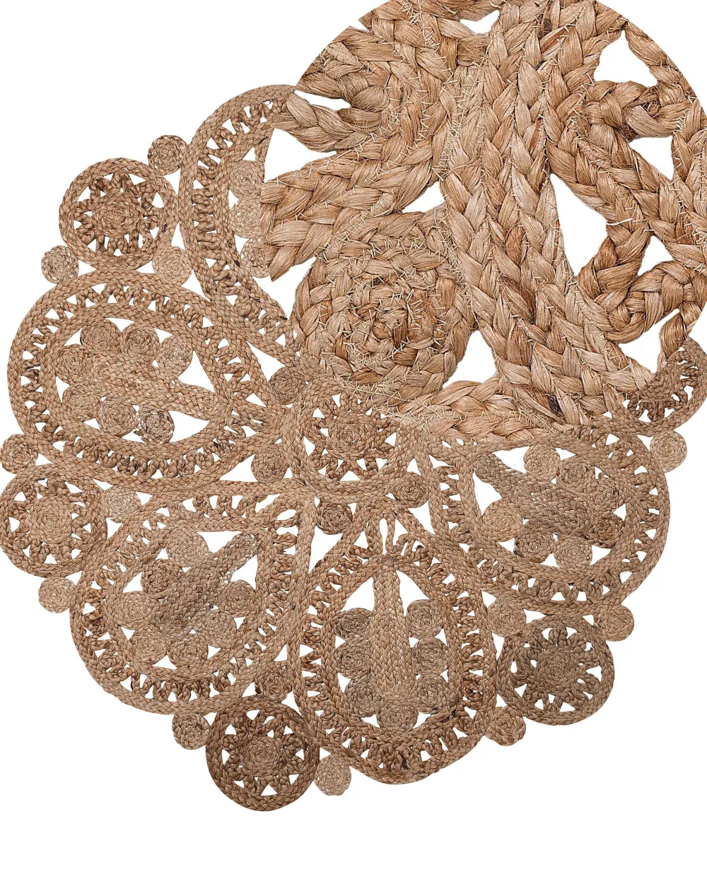 Store Beliani Matto Juutti Beige 120 Cm Bucak