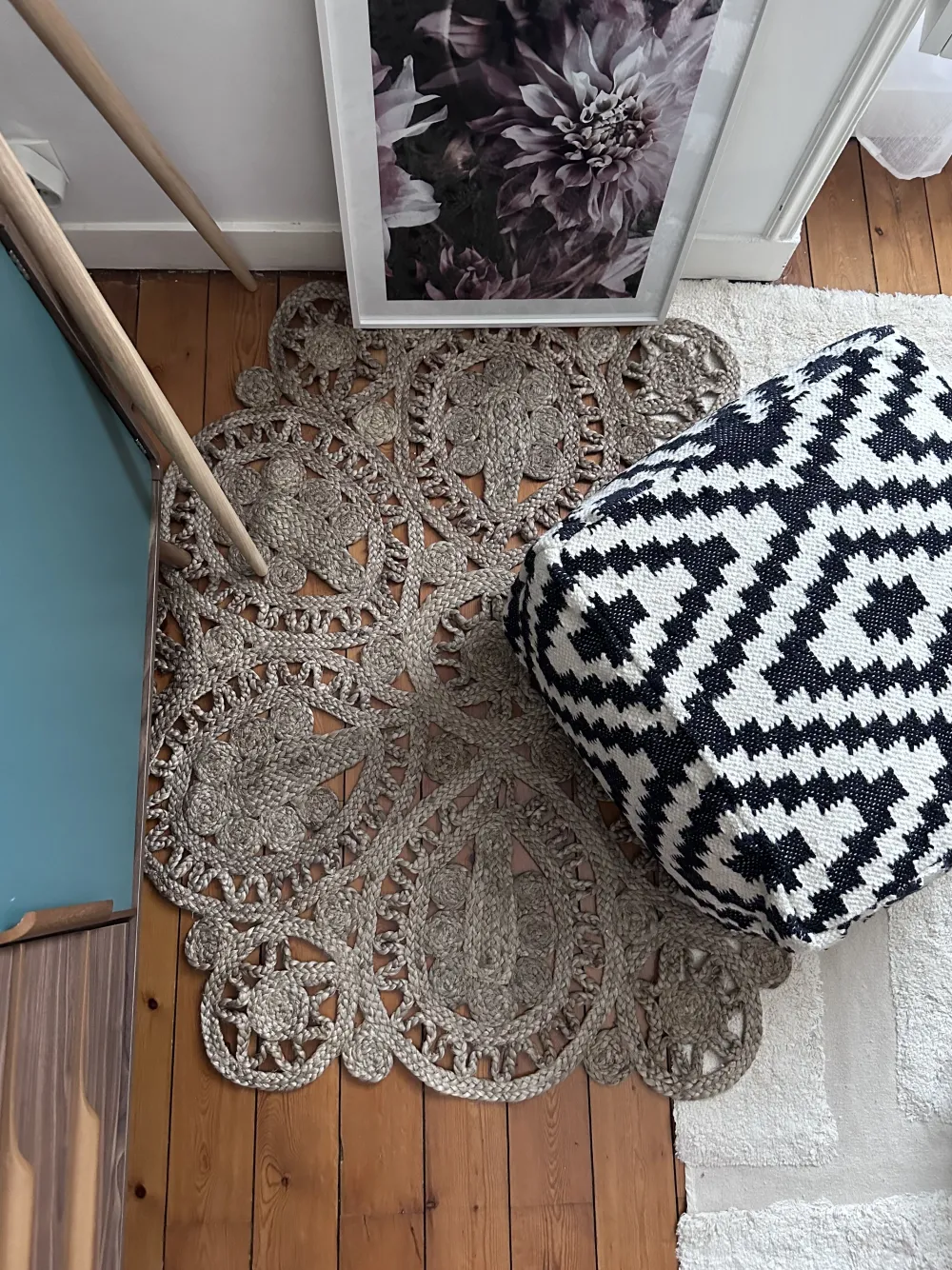 Store Beliani Matto Juutti Beige 120 Cm Bucak