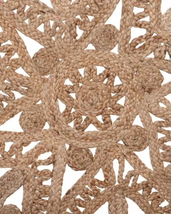 Store Beliani Matto Juutti Beige 120 Cm Bucak