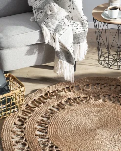 Matot<Beliani Matto Juutti Beige 120 Cm Dikili