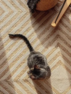 Matot<Beliani Matto Juutti Beige 140 X 200 Cm Pirli