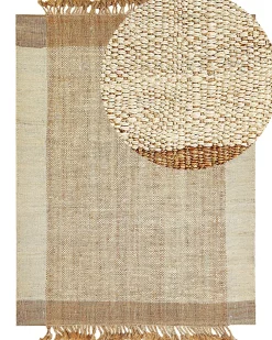 Matot<Beliani Matto Juutti Beige 160 X 230 Cm Dedemli