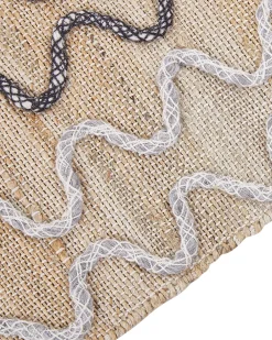 New Beliani Matto Juutti Beige 160 X 230 Cm Sogut