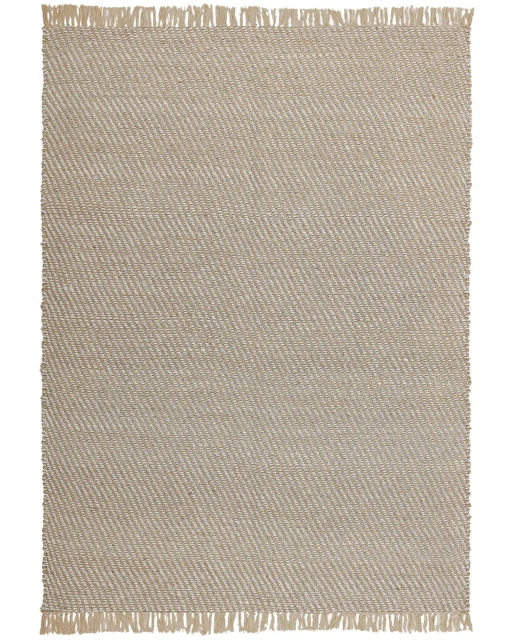 Cheap Beliani Matto Juutti Beige 140 X 200 Cm Aladag